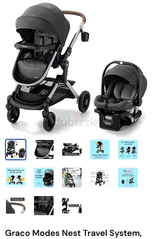 Graco Modes Nest stroller and car seat