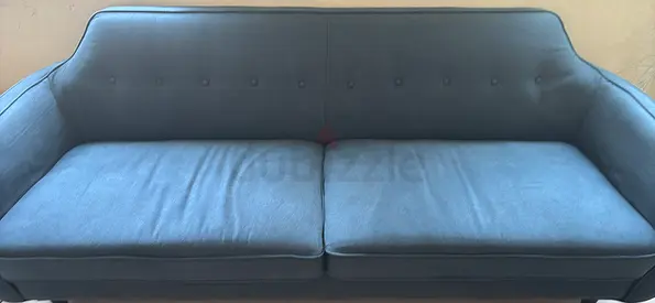 Used 3-Seater Fabric Sofa in blue Good Condition