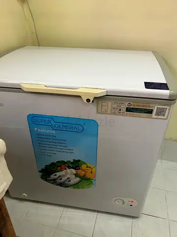Used Super General Chest Freezer - Good Working Condition
