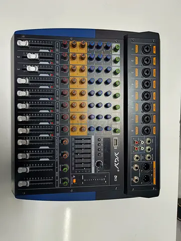 8-Channel Audio Mixer with EQ and USB Interface - Brand New