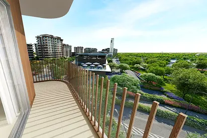 High Level Corner Unit with L-Shaped Balcony