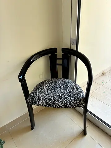 Vintage Cheetah Print Chair