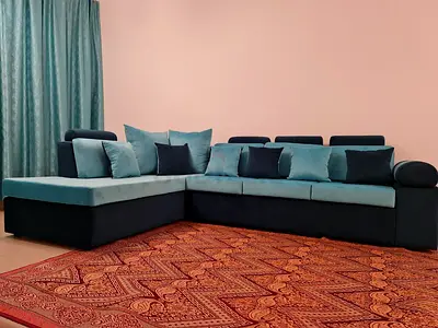 3 Seater Sofa with Dewaan