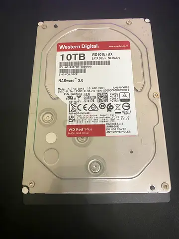 WD Red Plus NAS Hard Drive 10TB