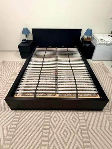 Ikea Queen size bed with mattress available in perfect condition