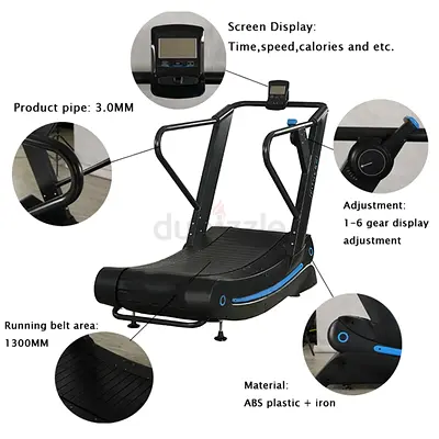 Body Strong Curve Pro Air Runner Treadmill BS8003