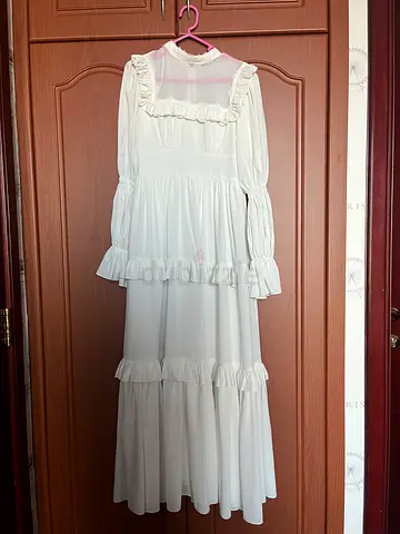 White long dress
