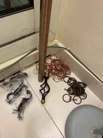 Curtains rod 2 with all accessiores