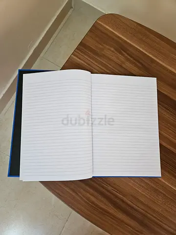 Hardcover Lined Notebook / Diary - Blank, Unused