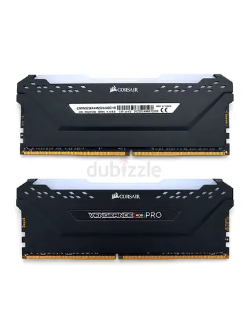 Corsair Vengeance RGB Pro 32GB DDR4 RAM – 2x16GB 3200MHz CL16