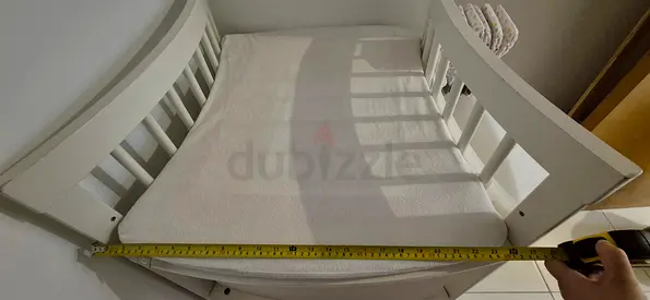Stokke diaper changing table solid wood white