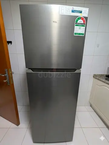 TCL Stainless Steel Top-Freezer Refrigerator - Good Condition