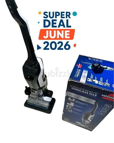 BISSELL CrossWave Cordless Max 3-in-1 (Model 2767E) like NEW