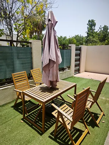 IKEA ASKHOLMEN Outdoor Dining Set + Parasol (Mina Al Arab)
