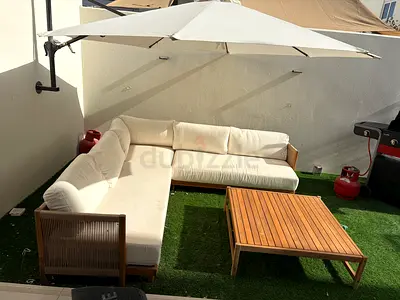 Outdoor full set, swing chair , full 6 seater and set table