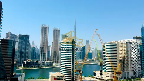 BURJ KHALIFA & CANAL VIEW/ HIGHER FLOOR/ LOW PRICE/ STUDIO 53K