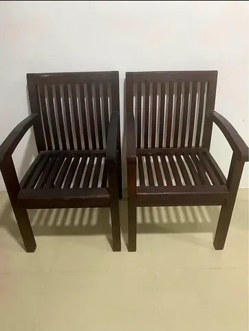 Chair  -  woden Solid Frame