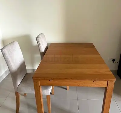 Dining table and chairs