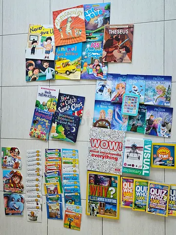 Childrens and Educational Books - Assorted Storybooks, Activity  Learning Titles with one reader