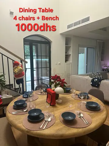 Round Dining Table Including Chairs