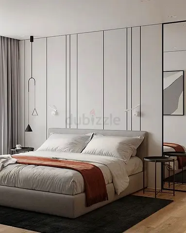 Stylish elegant bed