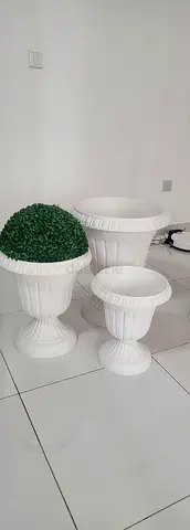 Set of 3 pcs plastic pots for garden