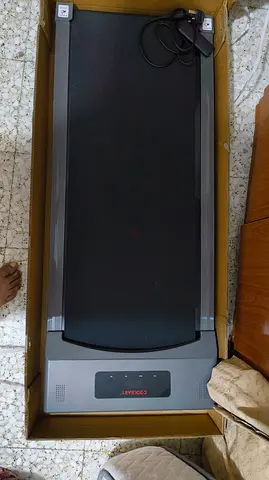 Portable foldable electric treadmill - light use, working