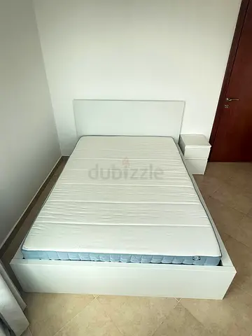 Ikea Queen size bed with mattress available in perfect condition