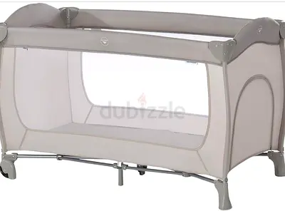 Travel cot and baby foam mattress