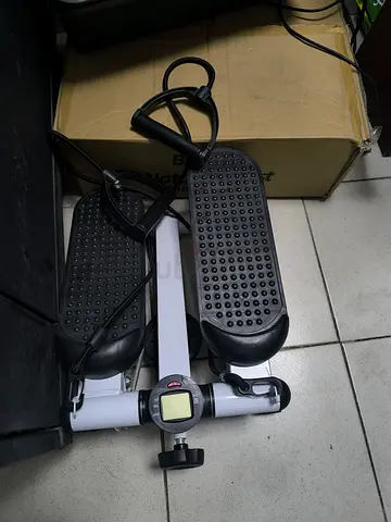 Compact Mini Stepper with Resistance Bands