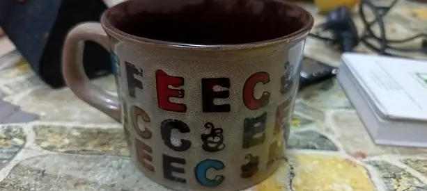 Ceramic Coffee Mug - Used, Good Condition