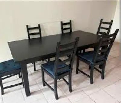 IKEA BJURSTA extendable dining table