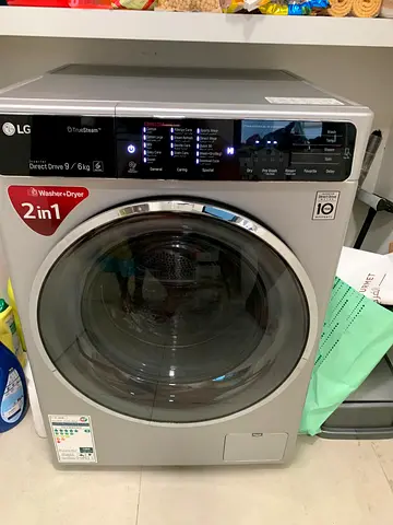L.G Direct Drive 2in1 Combo Washerdryer Latest Version With Full Touch Panel Like New 9/6KG