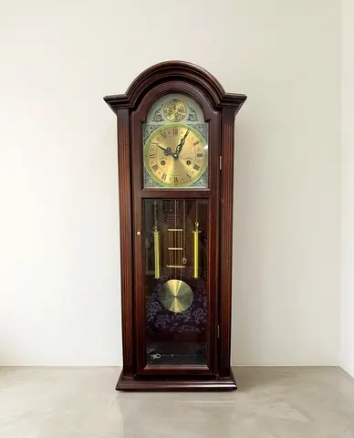 Classic Wooden Grandfather Clock