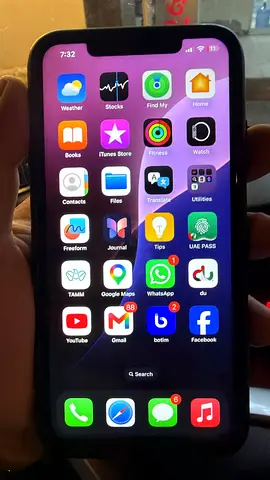 I phone xs mix TDRA 256 GB health 84 original only Face ID issue mobile is clean