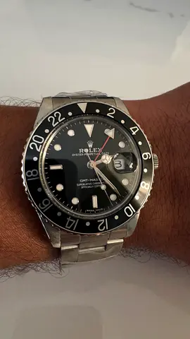 Rolex GMT-Master 16750 Vintage GMT | Full Rolex Service History | Box  Papers | Black Bezel