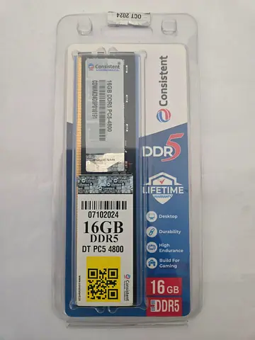 New 16GB DDR5 4800MHz