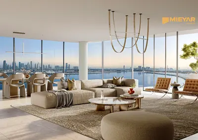 شقة بغرفتي نوم | برج ذا إديت B | إطلالات على البحيرة والمنتزه | تصميم الطابق العلوي