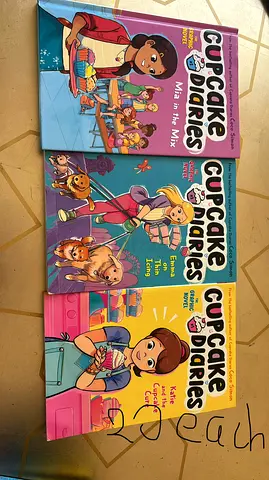 Cupcake Diaries - set of 3 childrens chapter books (Book 1-3)