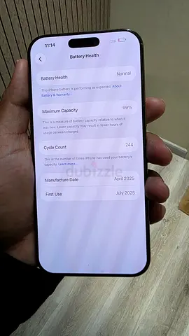 iPhone 16Pro Max Dessert Titanium - Good Condition, HK Version still under warranty