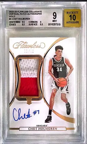 Chet Holmgren /10 Auto Patch