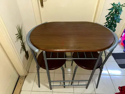 Compact Space-Saving Dining/Bar Set (Table  2 chairs )