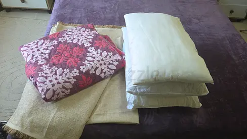 Used Bed  Set: Duvet, Pillows and Cover