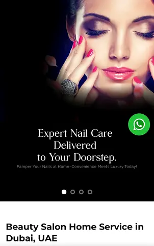 Salon Home Service Business Website for Sale with Sale Leads