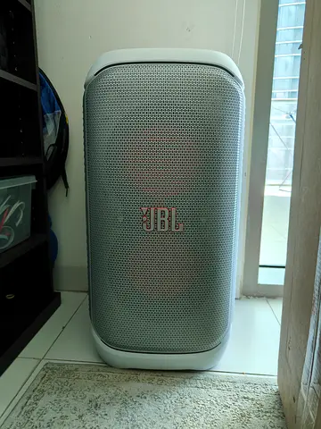 Portable Bluetooth Party Speaker with Twin Wireless Microphones