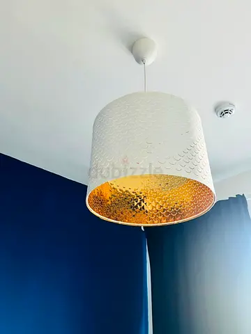 Designer White  Gold Pendant Lamp