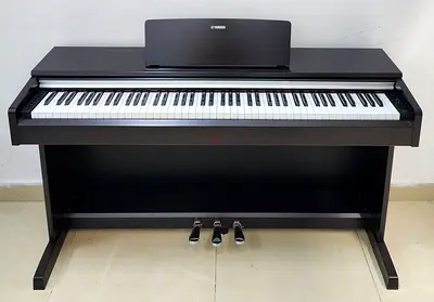 The Yamaha Arius YDP-142 is an 88-key digital piano designed for beginners to intermediate players,