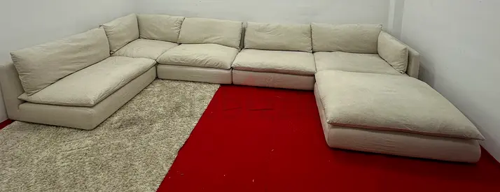 Almost brand new cratebarrel modular sofa