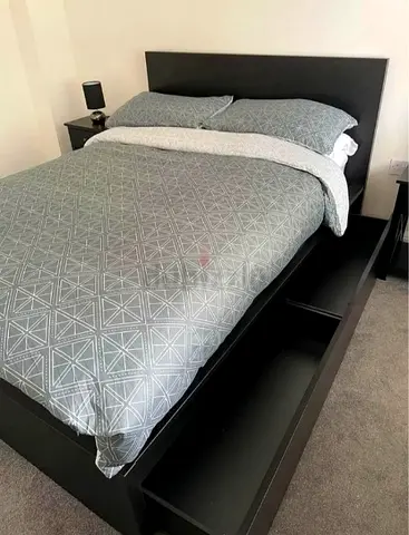 Ikea Queen size bed with mattress available in perfect condition