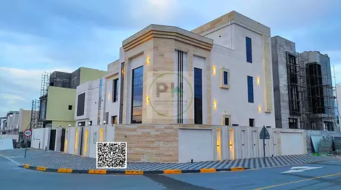 Luxury Corner G+2+Roof Villa | 7 BR + 9WC with FEWA | AED 2.3M